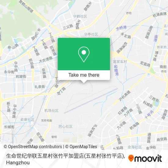 生命世纪华联五星村张竹平加盟店(五星村张竹平店) map