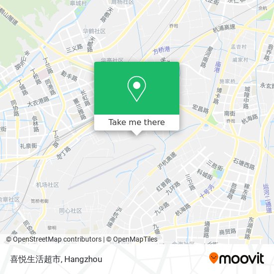 喜悦生活超市 map