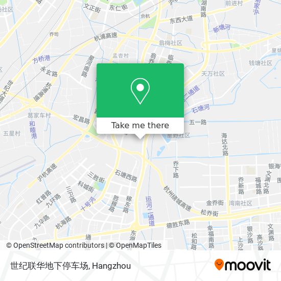 世纪联华地下停车场 map