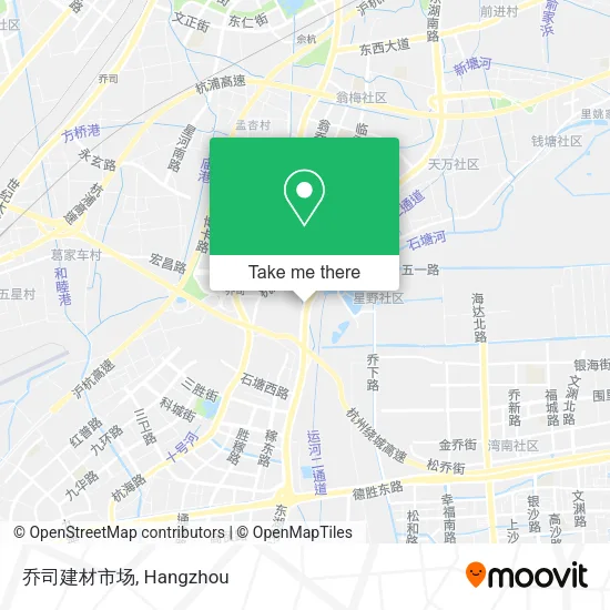 乔司建材市场 map
