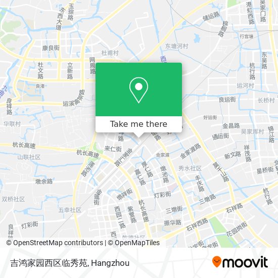 吉鸿家园西区临秀苑 map