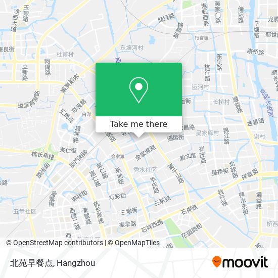 北苑早餐点 map