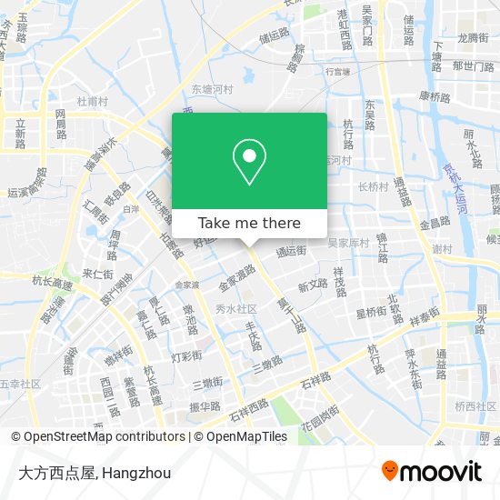 大方西点屋 map