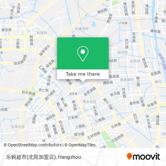 乐购超市(北苑加盟店) map