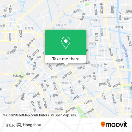 香山小菜 map