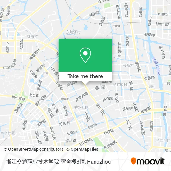 浙江交通职业技术学院-宿舍楼3幢 map