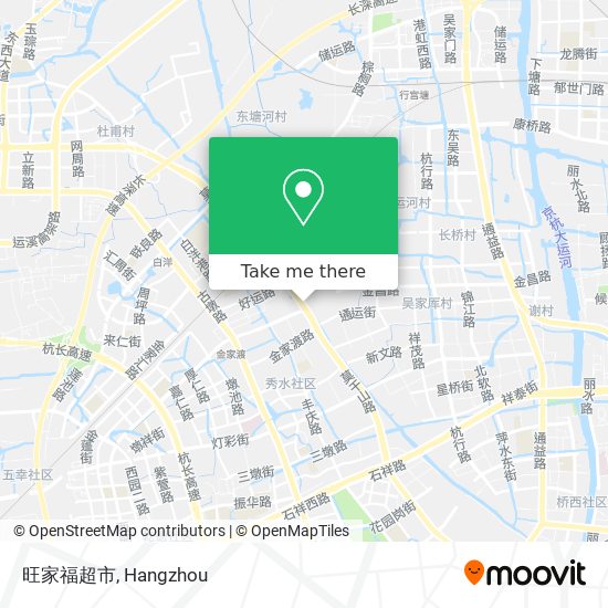 旺家福超市 map