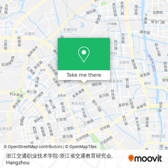 浙江交通职业技术学院-浙江省交通教育研究会 map