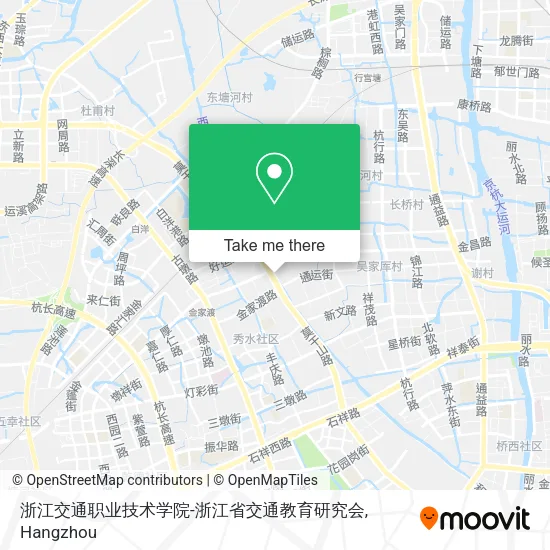 浙江交通职业技术学院-浙江省交通教育研究会 map