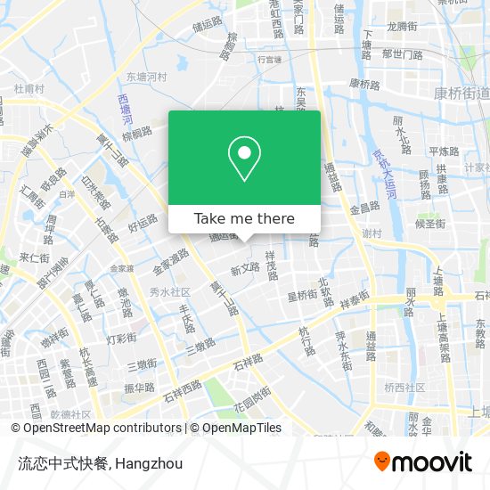 流恋中式快餐 map