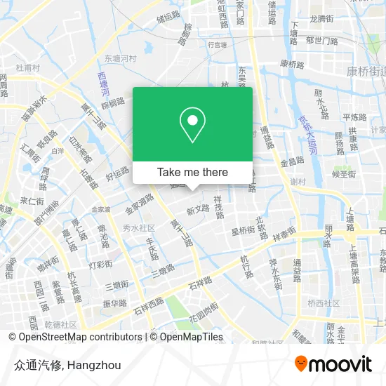 众通汽修 map
