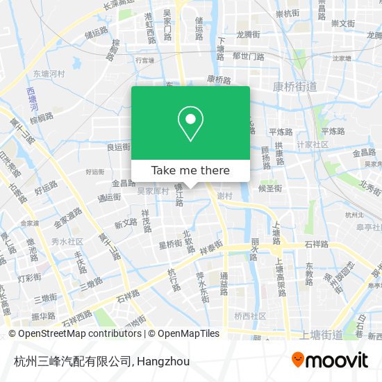 杭州三峰汽配有限公司 map
