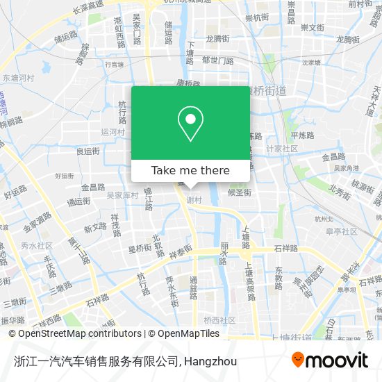浙江一汽汽车销售服务有限公司 map