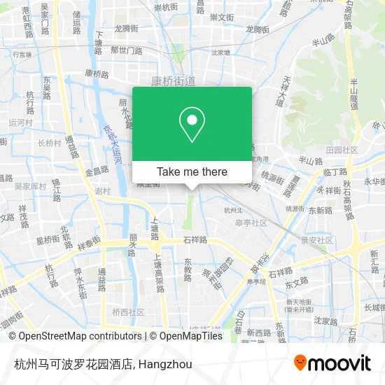 杭州马可波罗花园酒店 map