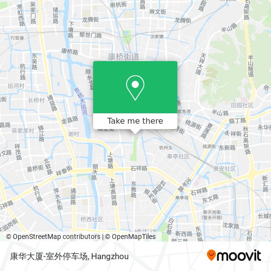 康华大厦-室外停车场 map