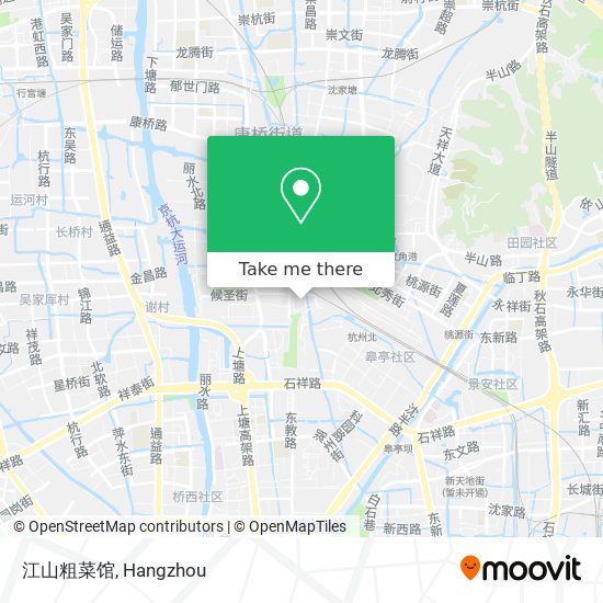 江山粗菜馆 map