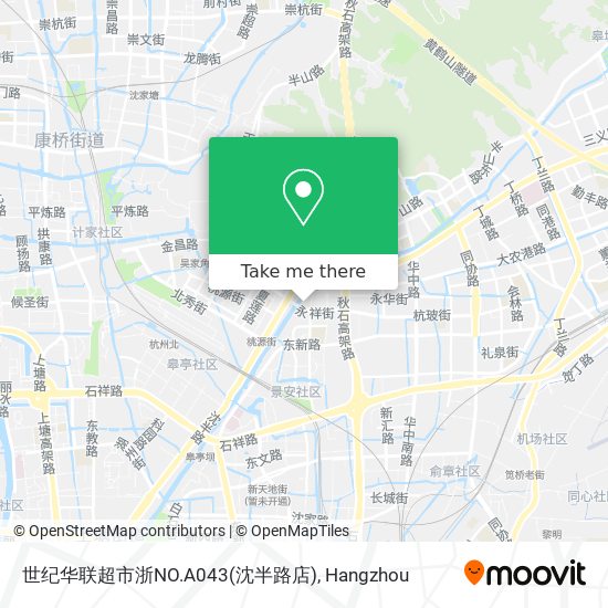 世纪华联超市浙NO.A043(沈半路店) map