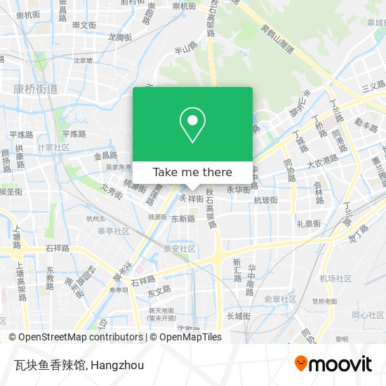 瓦块鱼香辣馆 map