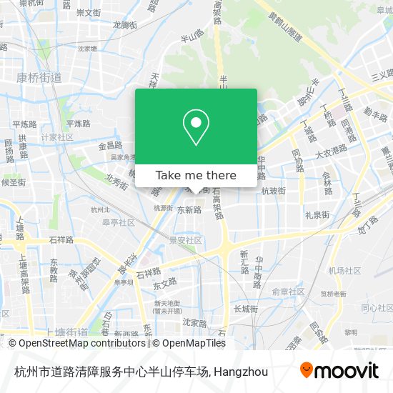 杭州市道路清障服务中心半山停车场 map