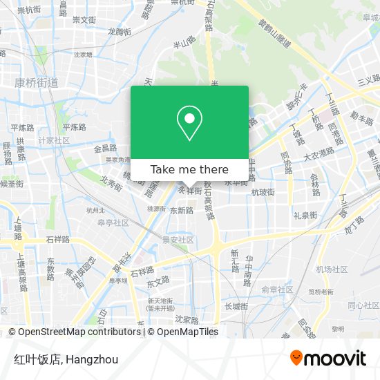 红叶饭店 map