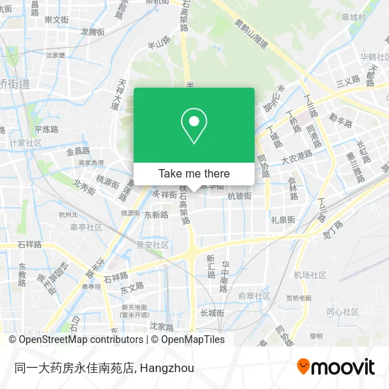 同一大药房永佳南苑店 map