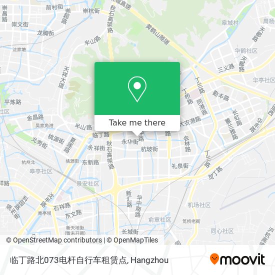 临丁路北073电杆自行车租赁点 map
