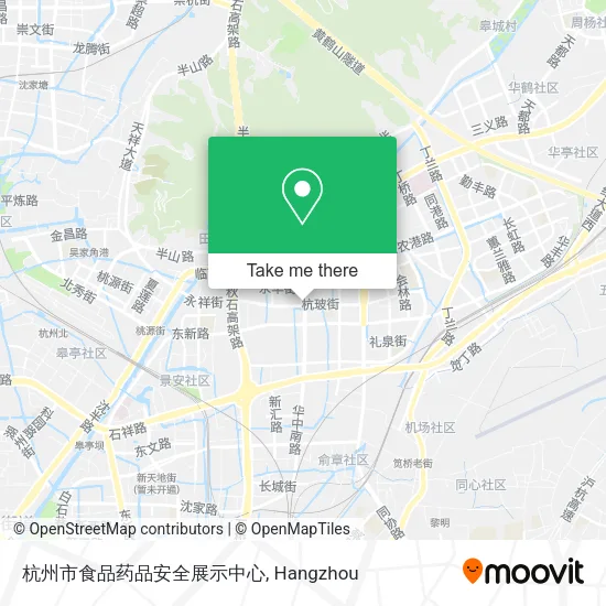 杭州市食品药品安全展示中心 map