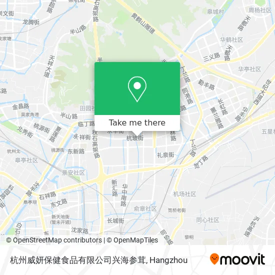 杭州威妍保健食品有限公司兴海参茸 map