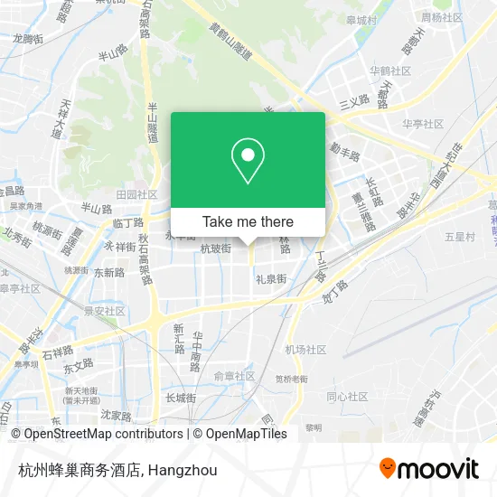 杭州蜂巢商务酒店 map