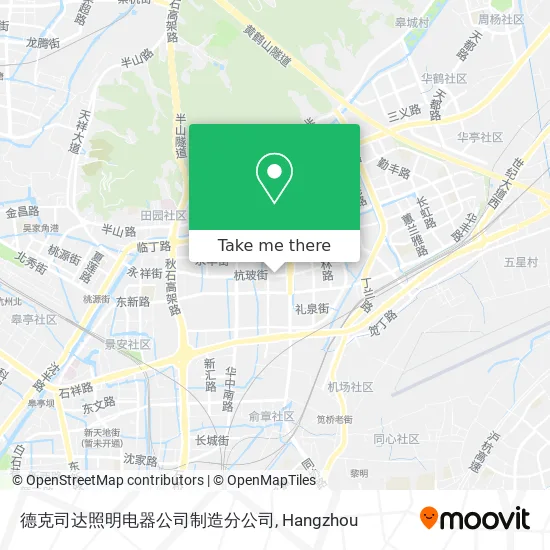 德克司达照明电器公司制造分公司 map