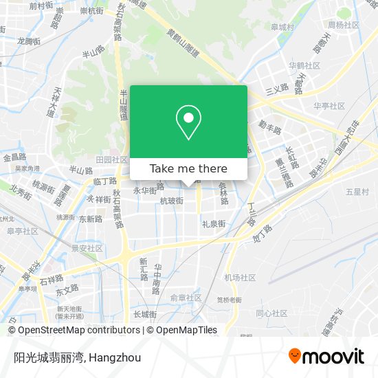阳光城翡丽湾 map