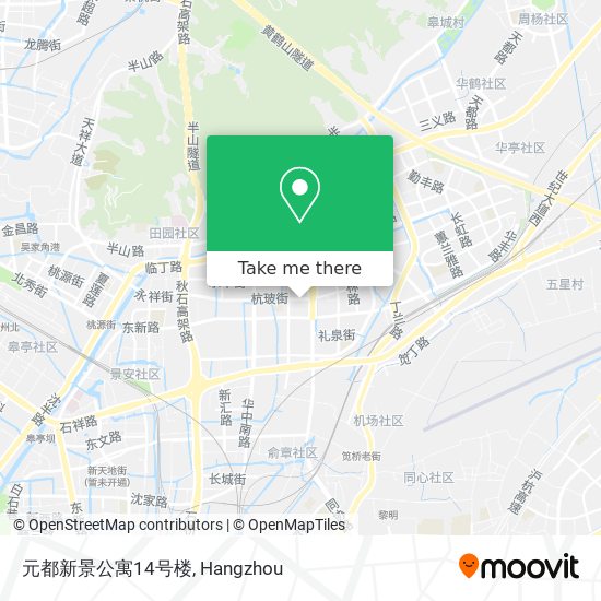 元都新景公寓14号楼 map
