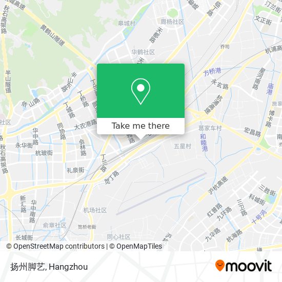 扬州脚艺 map
