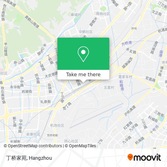 丁桥家苑 map