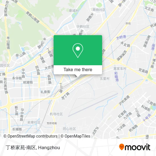 丁桥家苑-南区 map