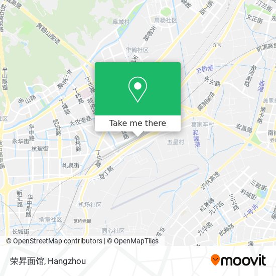 荣昇面馆 map