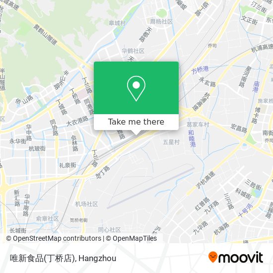 唯新食品(丁桥店) map