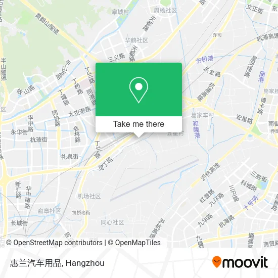 惠兰汽车用品 map