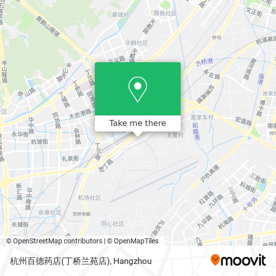 杭州百德药店(丁桥兰苑店) map