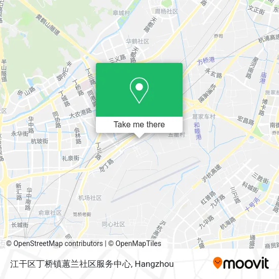 江干区丁桥镇蕙兰社区服务中心 map