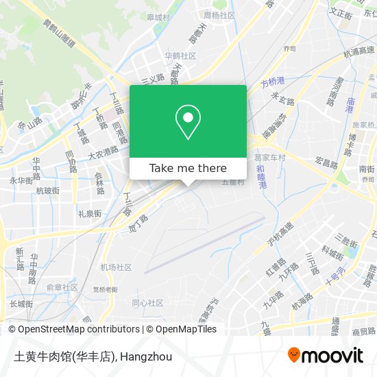 土黄牛肉馆(华丰店) map