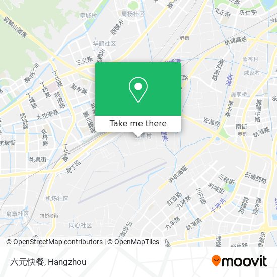 六元快餐 map