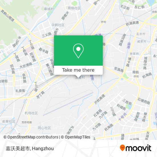 嘉沃美超市 map