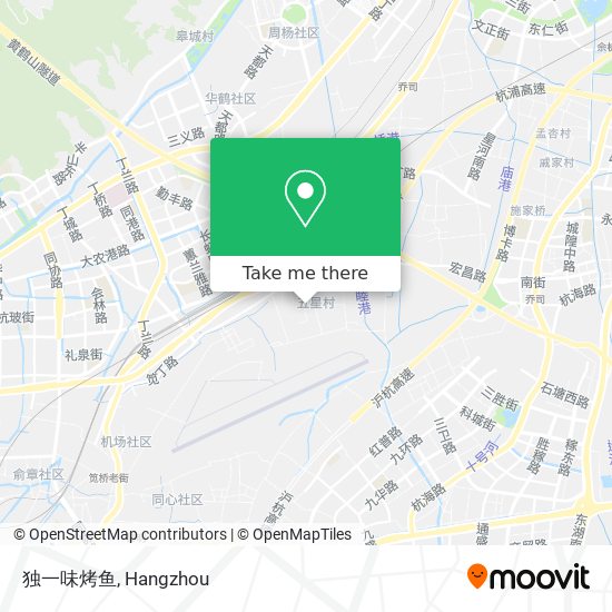 独一味烤鱼 map