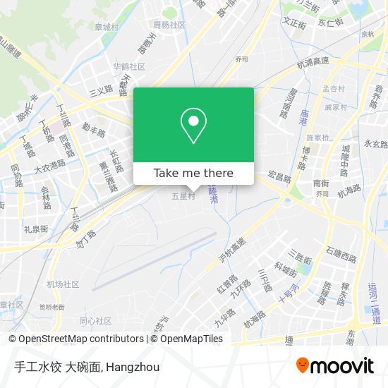 手工水饺 大碗面 map
