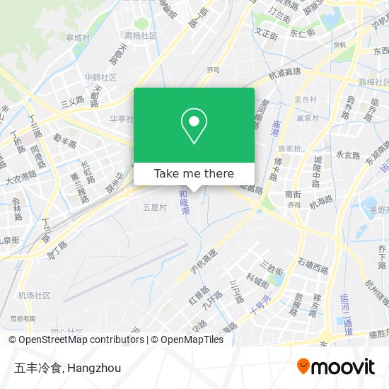 五丰冷食 map