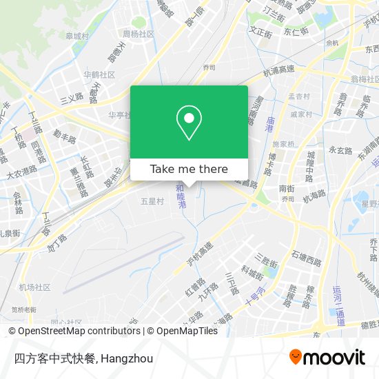 四方客中式快餐 map