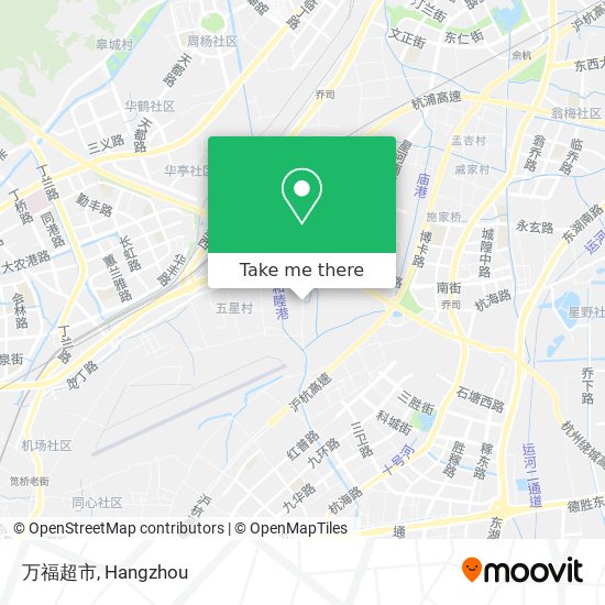 万福超市 map