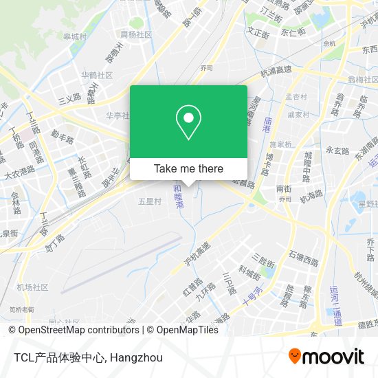 TCL产品体验中心 map