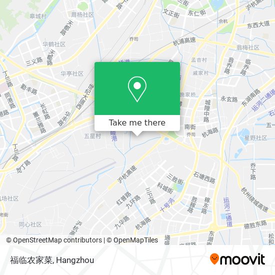 福临农家菜 map